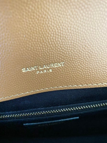 YSL Brown Monogram Classic Envelope Bag-handbag-YSL-The Closet Egypt