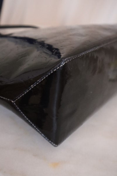 Louis Vuitton Black Vernis Wilshire MM Top Handle Bag-handbag-Louis Vuitton-The Closet Egypt