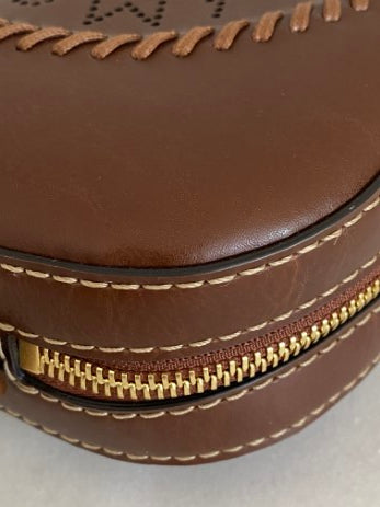 Stella Mccartney Brown Mini Logo Camera Crossbody bag-handbag-Stella Mccartney-The Closet Egypt