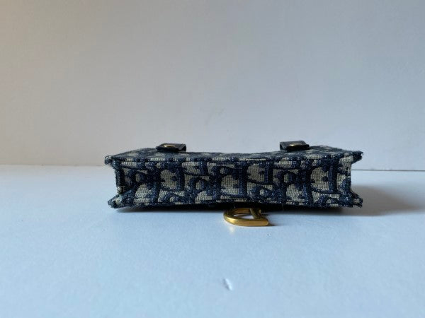 Christian Dior Blue Saddle Oblique Belt Bag-Belt Bag-Christian Dior-The Closet Egypt