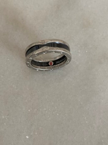 Bvlgari Black Ceramic Save The Children Ring-Rings-Bvlgari-The Closet Egypt
