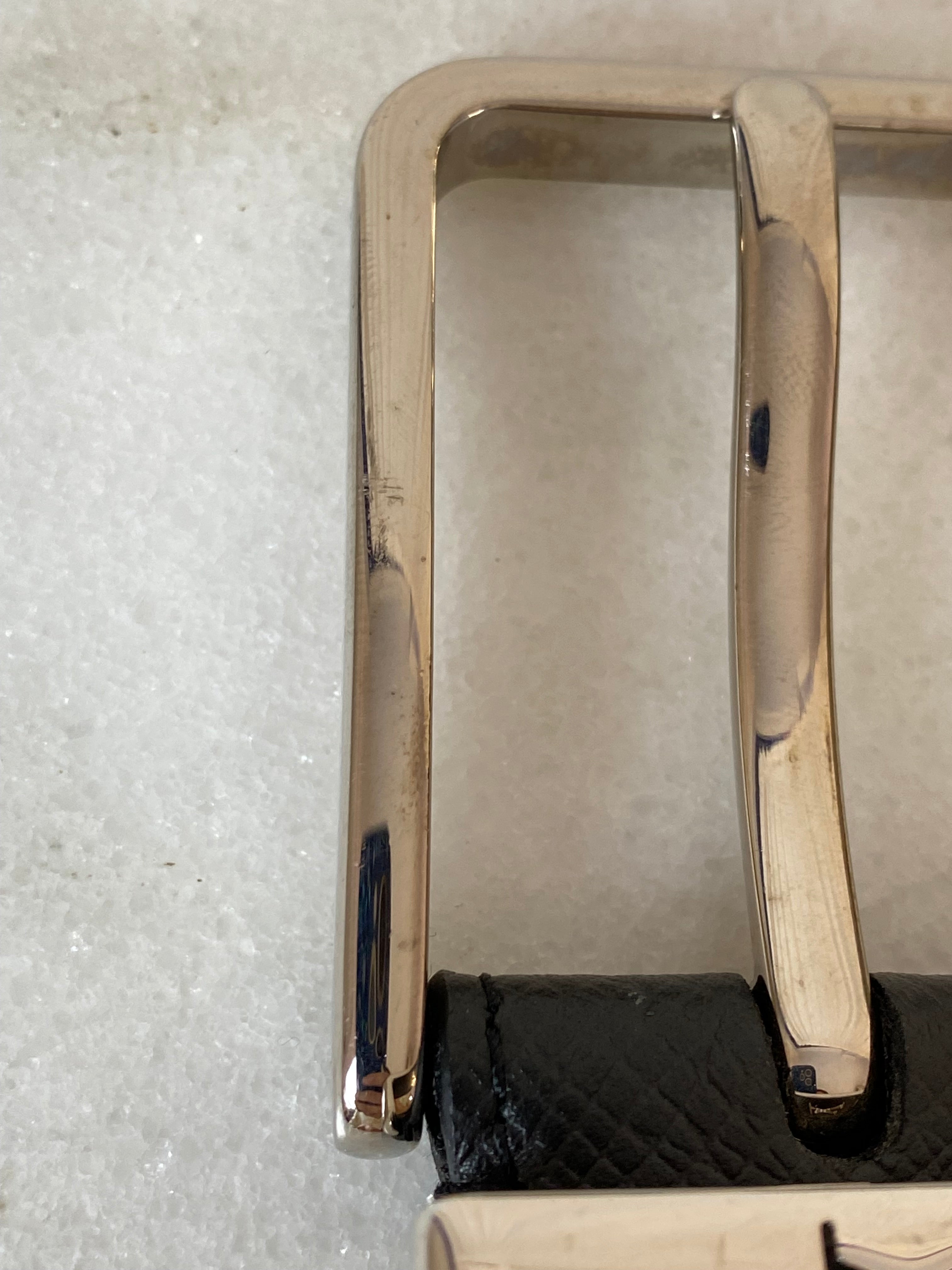 Louis Vuitton Black Pont Neuf black leather Belt-Belt-Louis Vuitton-The Closet Egypt