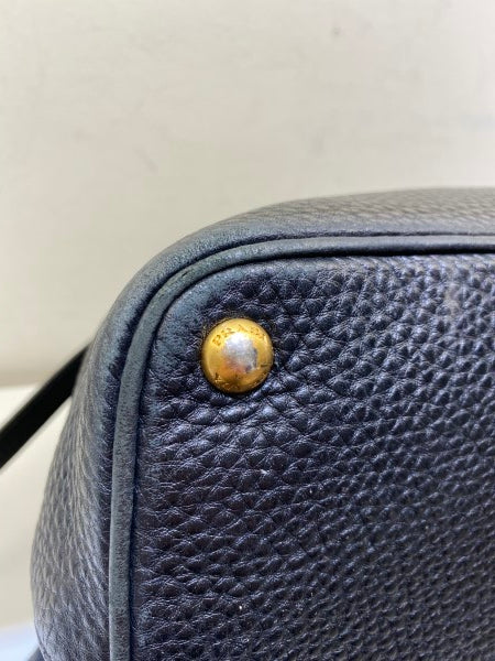 Prada Black Vitello Daino Tote Bag-handbag-Prada-The Closet Egypt