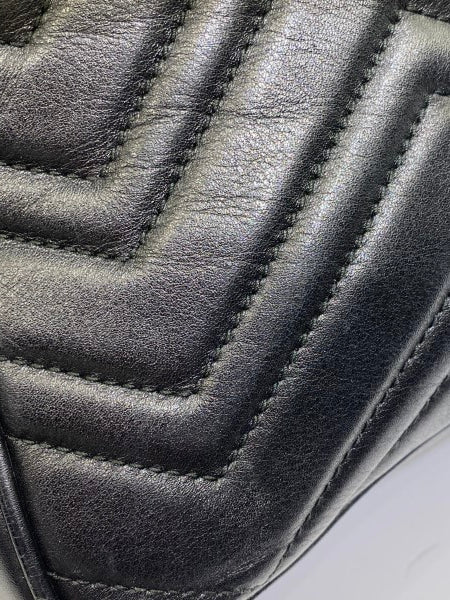 Gucci Black Marmont Medium Bag-handbag-Gucci-The Closet Egypt