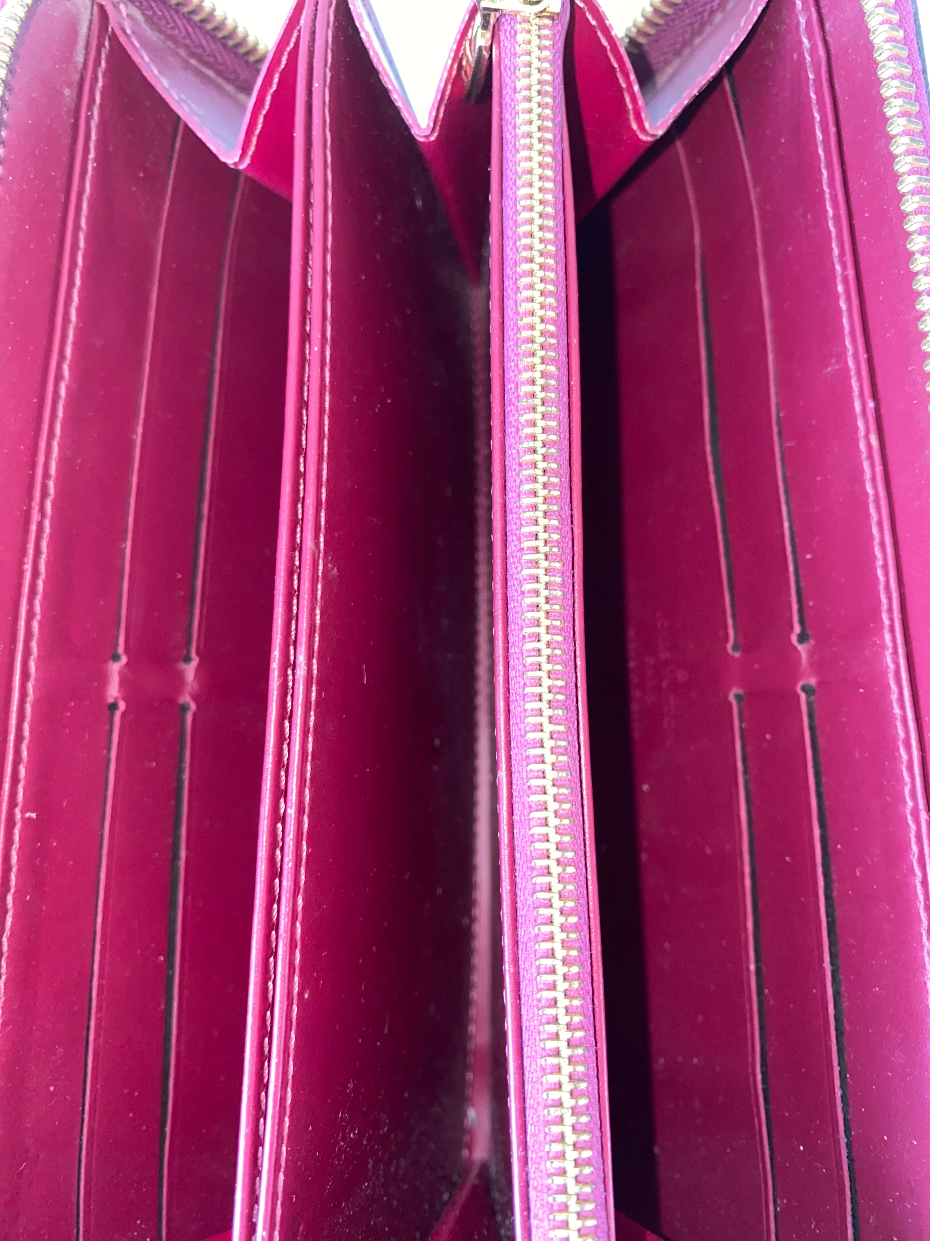 Louis Vuitton Red Vernis Zip Long Wallet-wallet-Louis Vuitton-The Closet Egypt