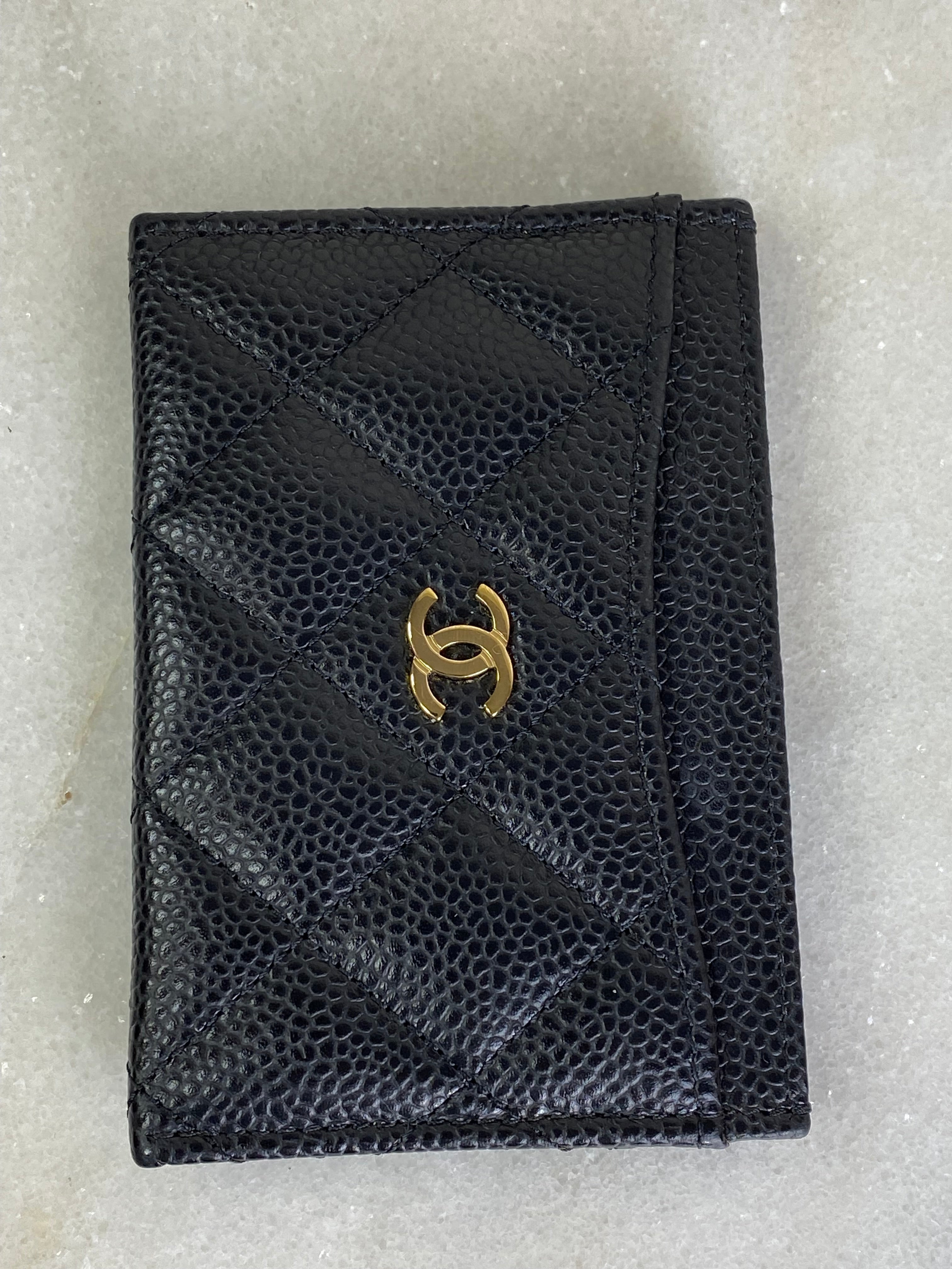 Chanel Black CC Logo Small Card Holder-Card Holder-Chanel-The Closet Egypt