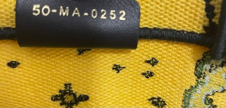 Christian Dior Yellow Embroidery Pixel Zodiac Small Book Bag-handbag-Christian Dior-The Closet Egypt