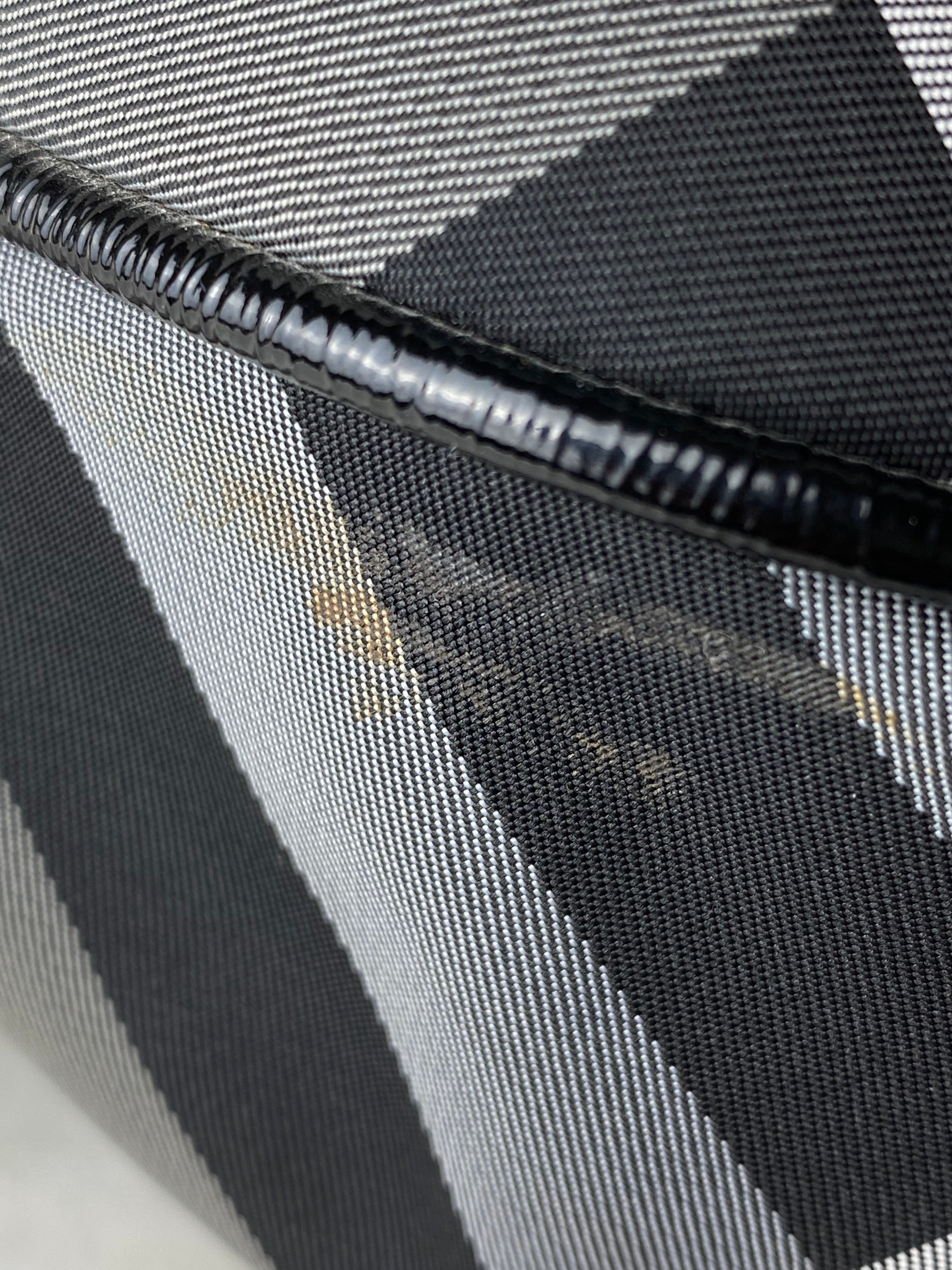 Burberry Black Nylon Victoria Beat Check Shoulder Bag-handbag-Burberry-The Closet Egypt