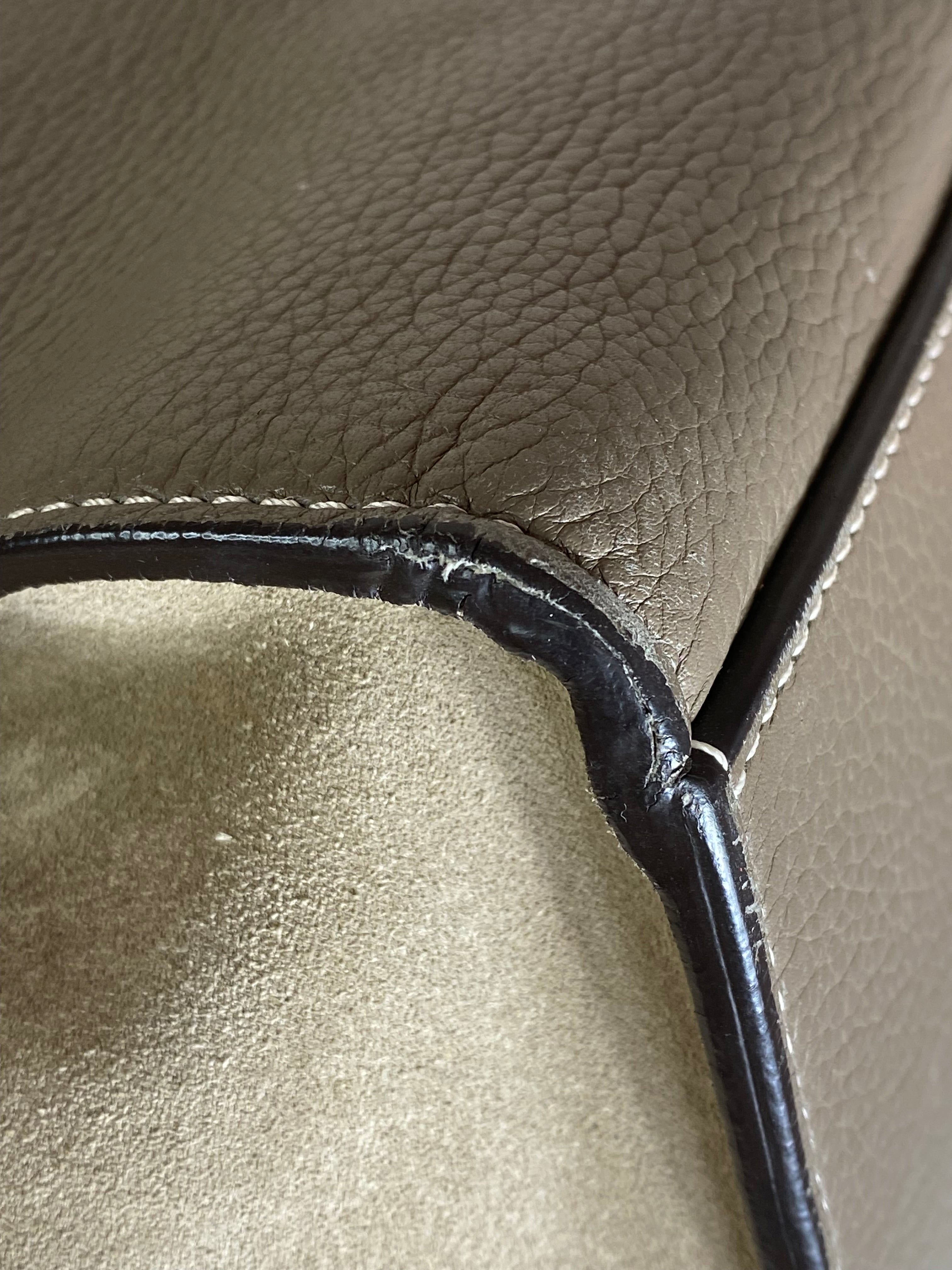 Celine Camel Trapeze Top Handle Large Bag