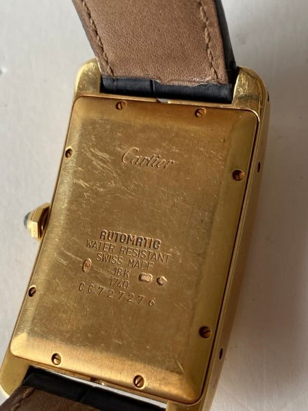 Cartier 18K Yellow Gold Tank Americaine Watch-Watch-Cartier-The Closet Egypt