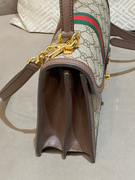 Gucci Bicolor Ophidia GG Small Top Handle Bag-handbag-Gucci-The Closet Egypt