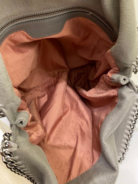Stella Mccartney Grey Falabella Medium Three Chain Bag-handbag-Stella Mccartney-The Closet Egypt