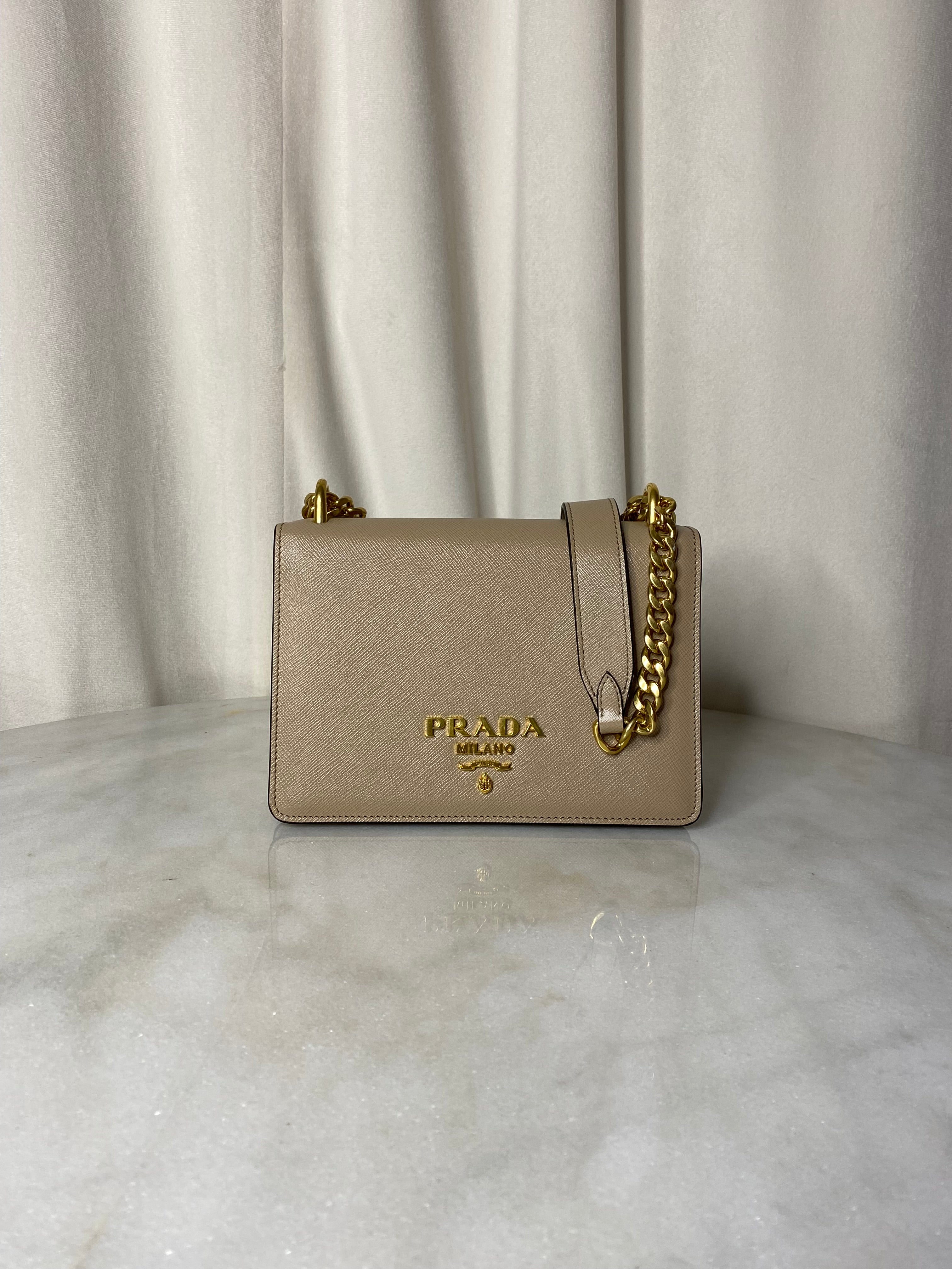Prada Beige Crossbody Bag-handbag-Prada-The Closet Egypt