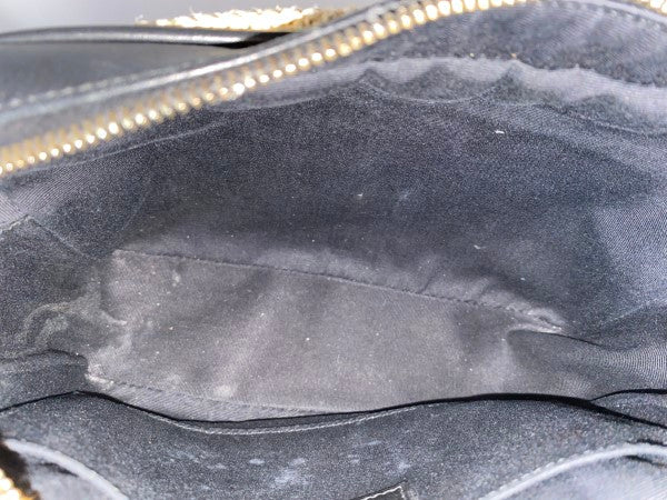 YSL Bicolor Raffia Lou Camera Bag-handbag-YSL-The Closet Egypt