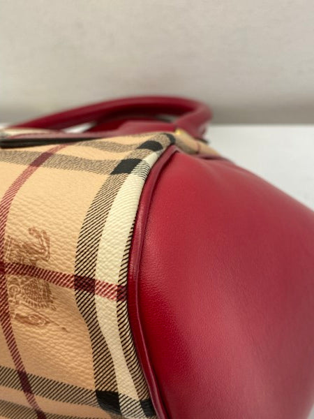 Burberry Red Haymarket Blaze Small Bag-handbag-Burberry-The Closet Egypt