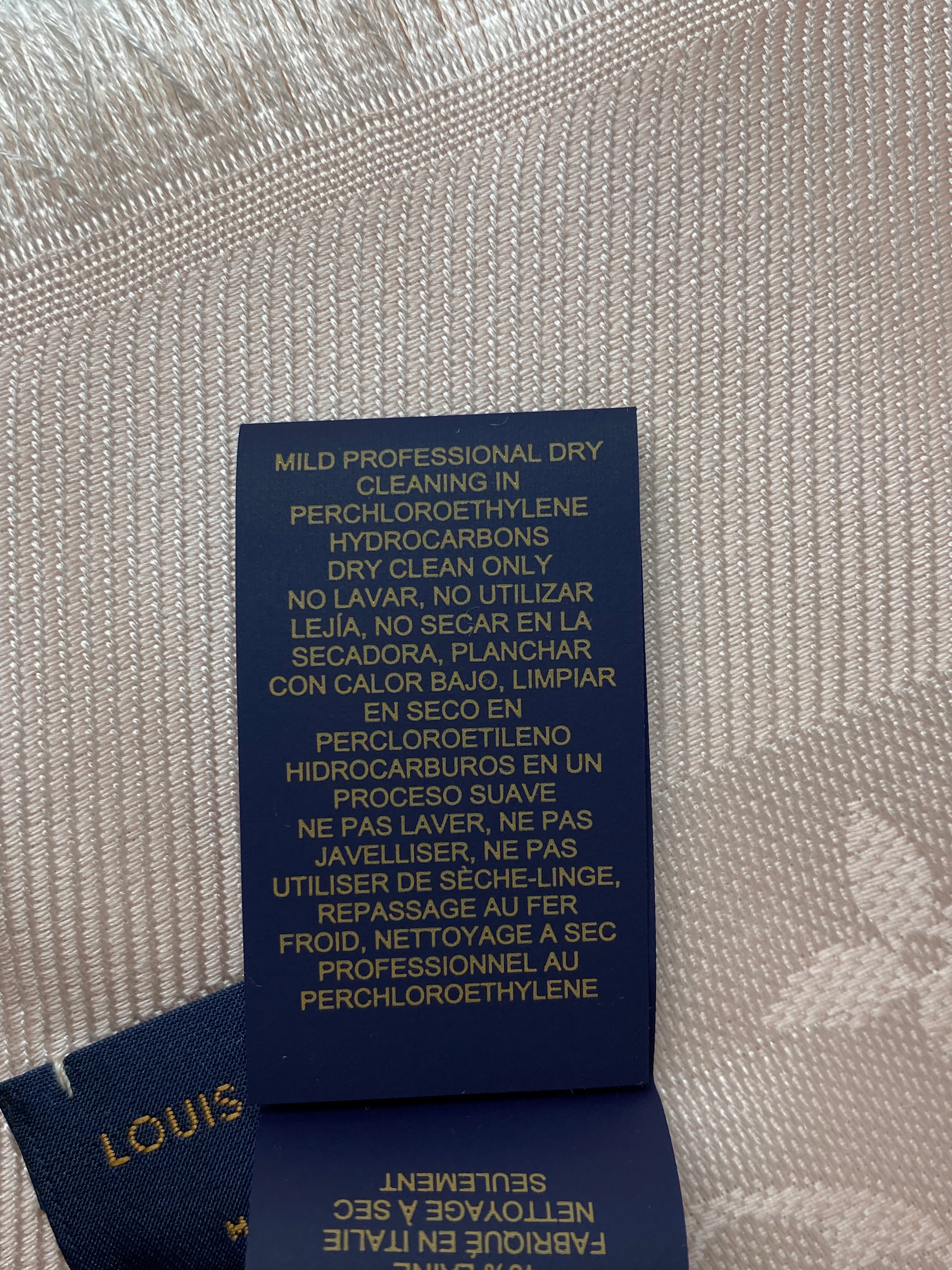 Louis Vuitton Pink Monogram Scarf-Scarf-Louis Vuitton-The Closet Egypt