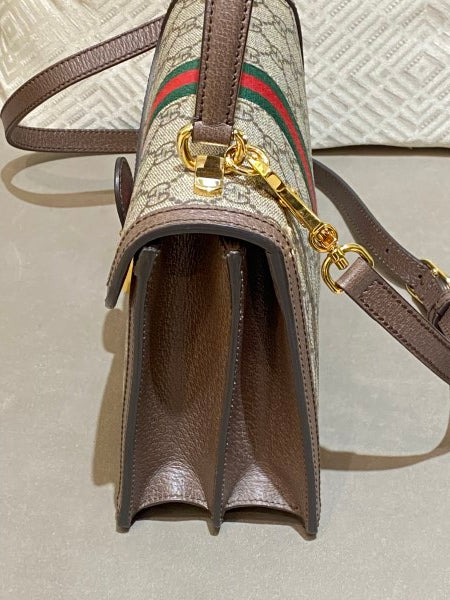 Gucci Bicolor Ophidia GG Small Top Handle Bag-handbag-Gucci-The Closet Egypt