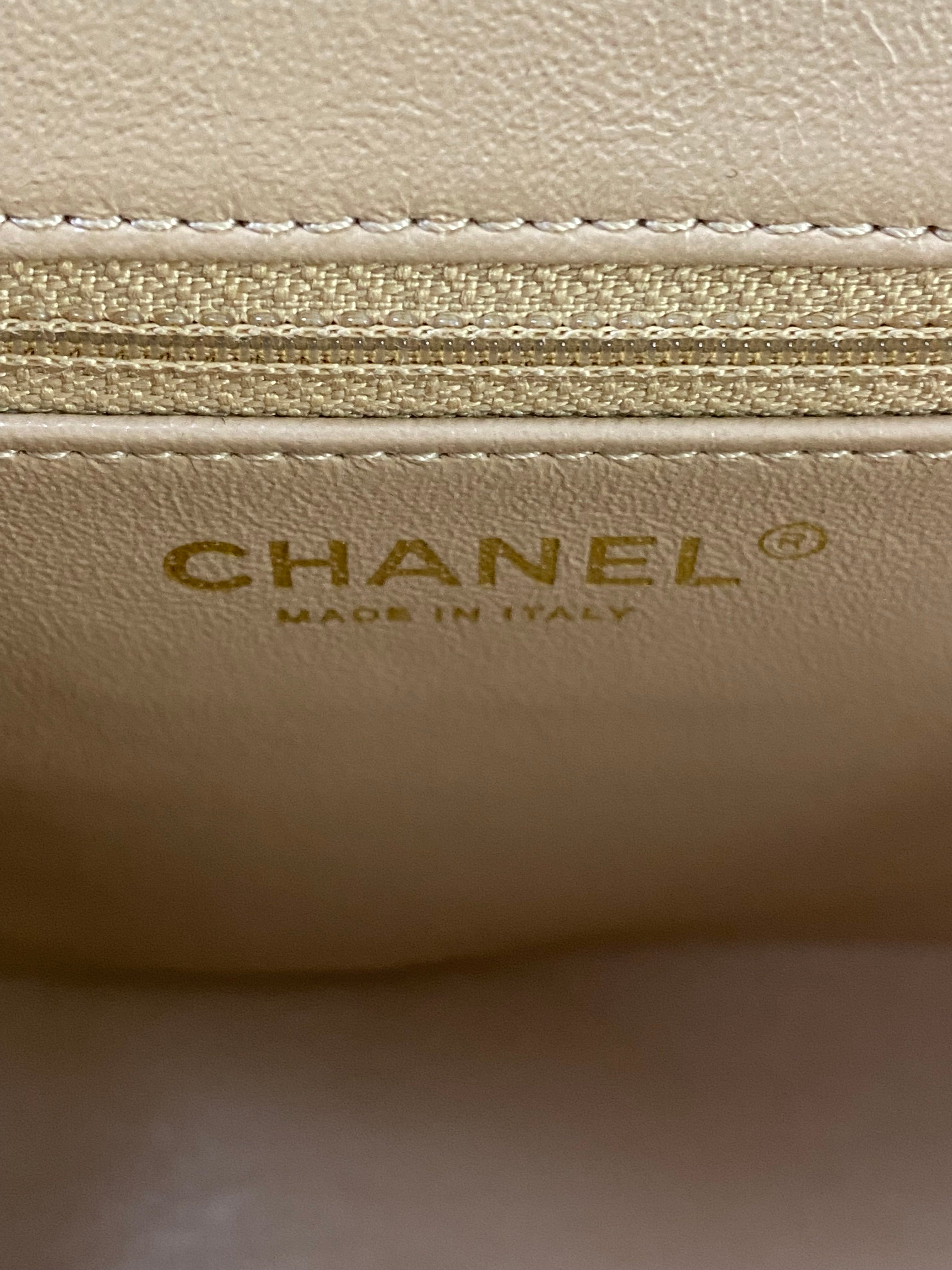 Chanel Beige Business Affinity Bag