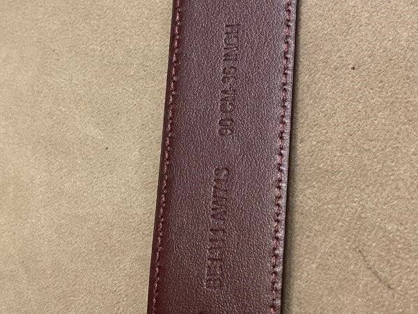 Dolce & Gabbana Burgundy DG Crystal Belt 36-Belt-Dolce & Gabbana-The Closet Egypt