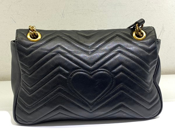 Gucci Black Marmont Medium Bag-handbag-Gucci-The Closet Egypt