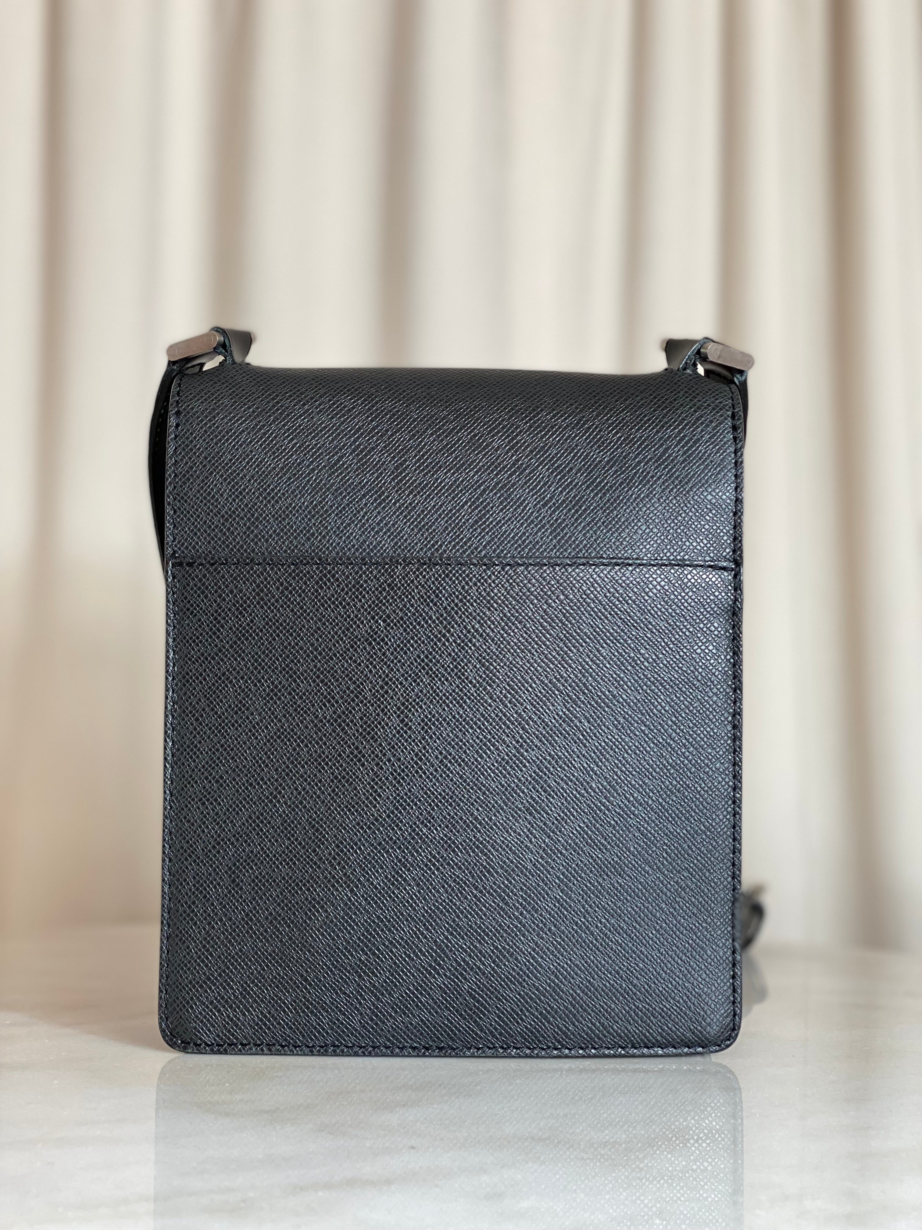 Louis Vuitton Black Taiga Kurgan Crossbody Pochette-Pochette-Louis Vuitton-The Closet Egypt