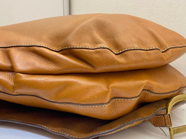 Christian Dior Camel Saddle Crossbody Bag-handbag-Christian Dior-The Closet Egypt