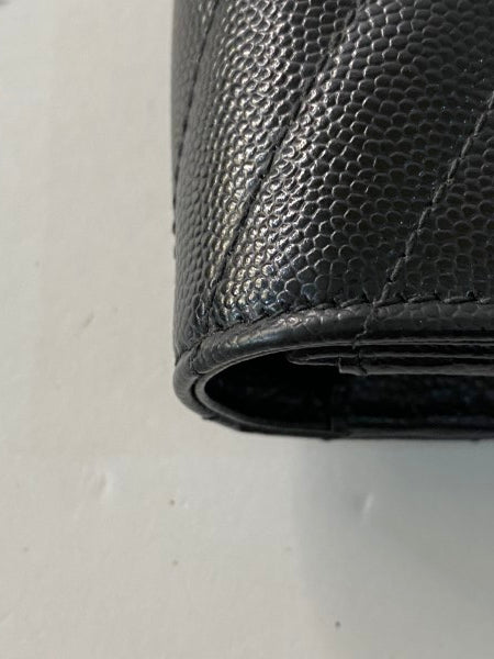 YSL Black Cassandre Wallet-wallet-YSL-The Closet Egypt