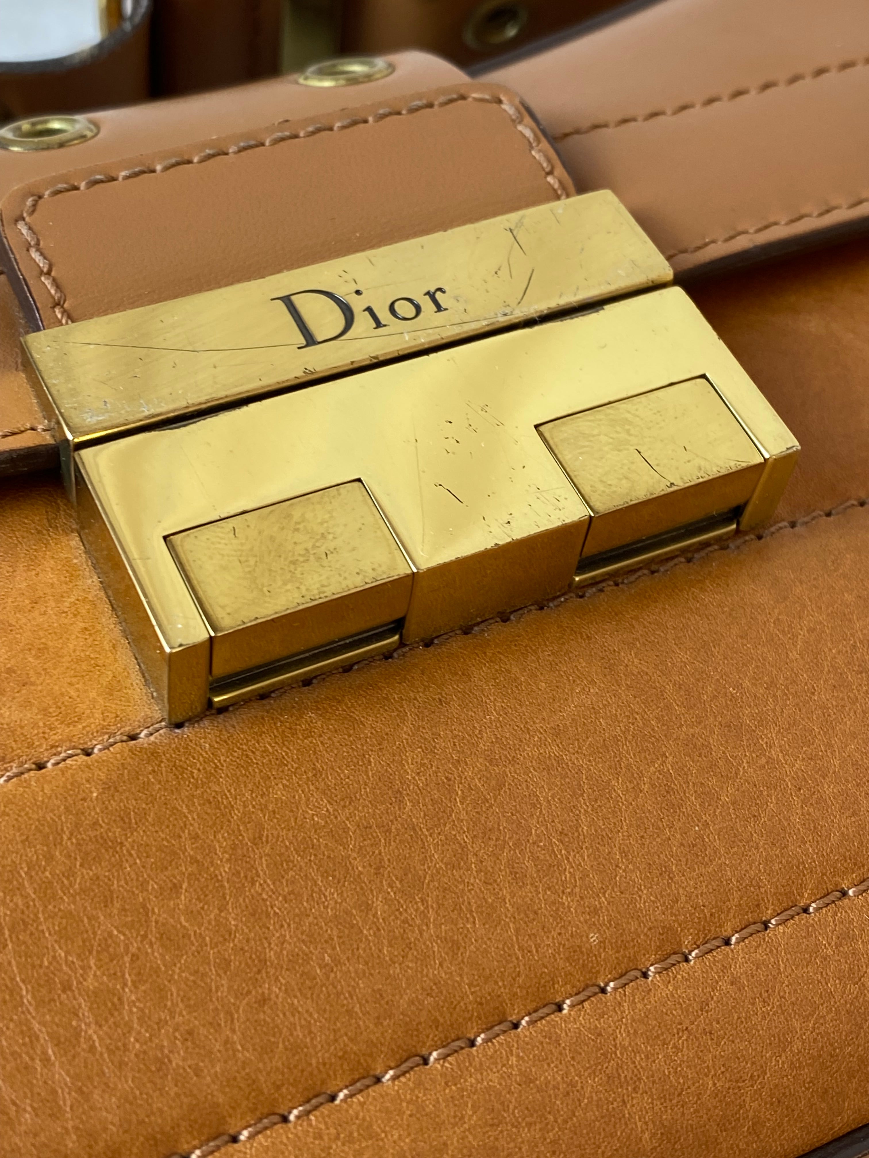 Christian Dior Camel Street Chic Columbus Shoulder Bag-handbag-Christian Dior-The Closet Egypt