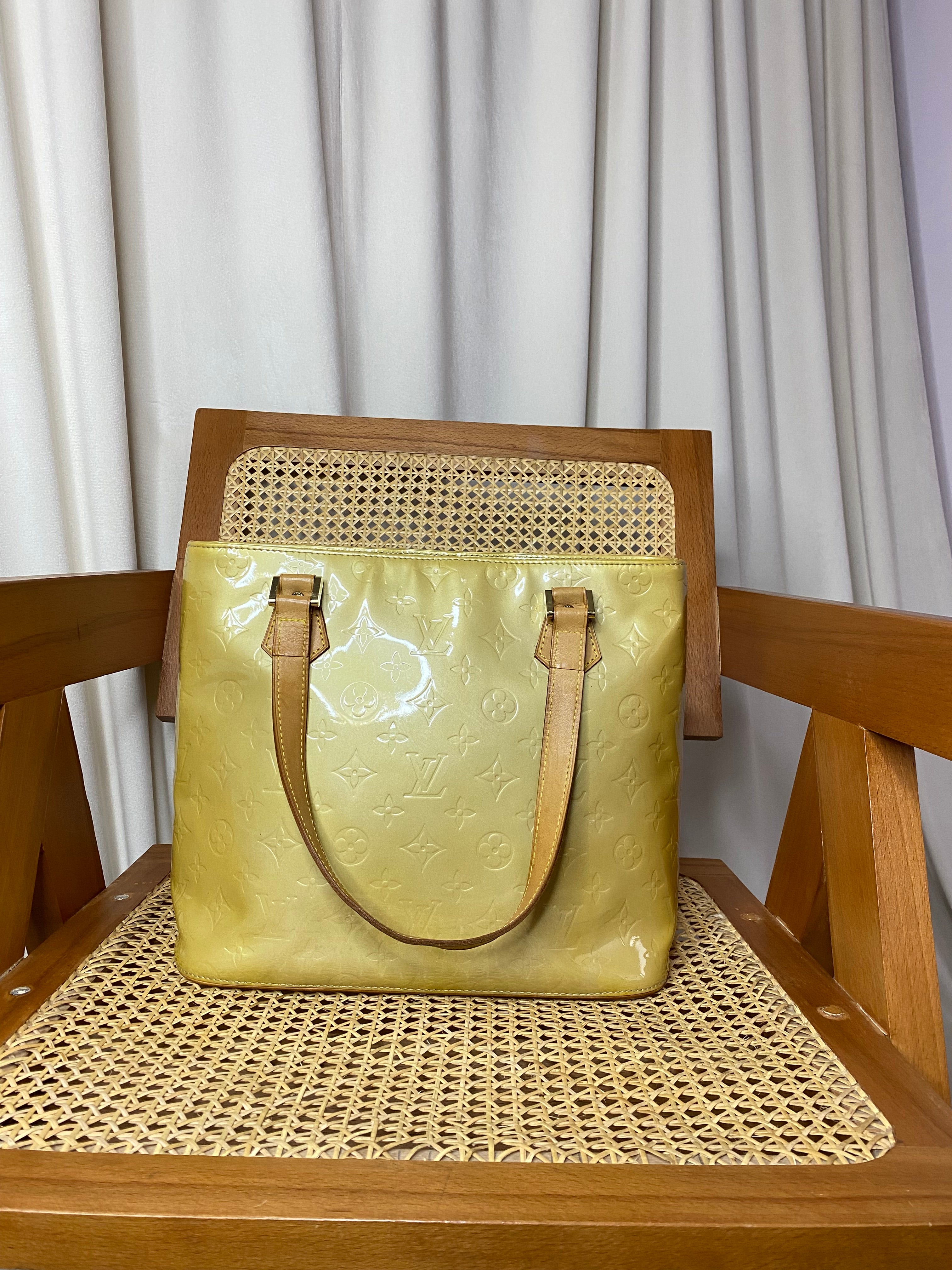 Louis Vuitton Beige Houston Vernis Shoulder Bag-handbag-Louis Vuitton-The Closet Egypt