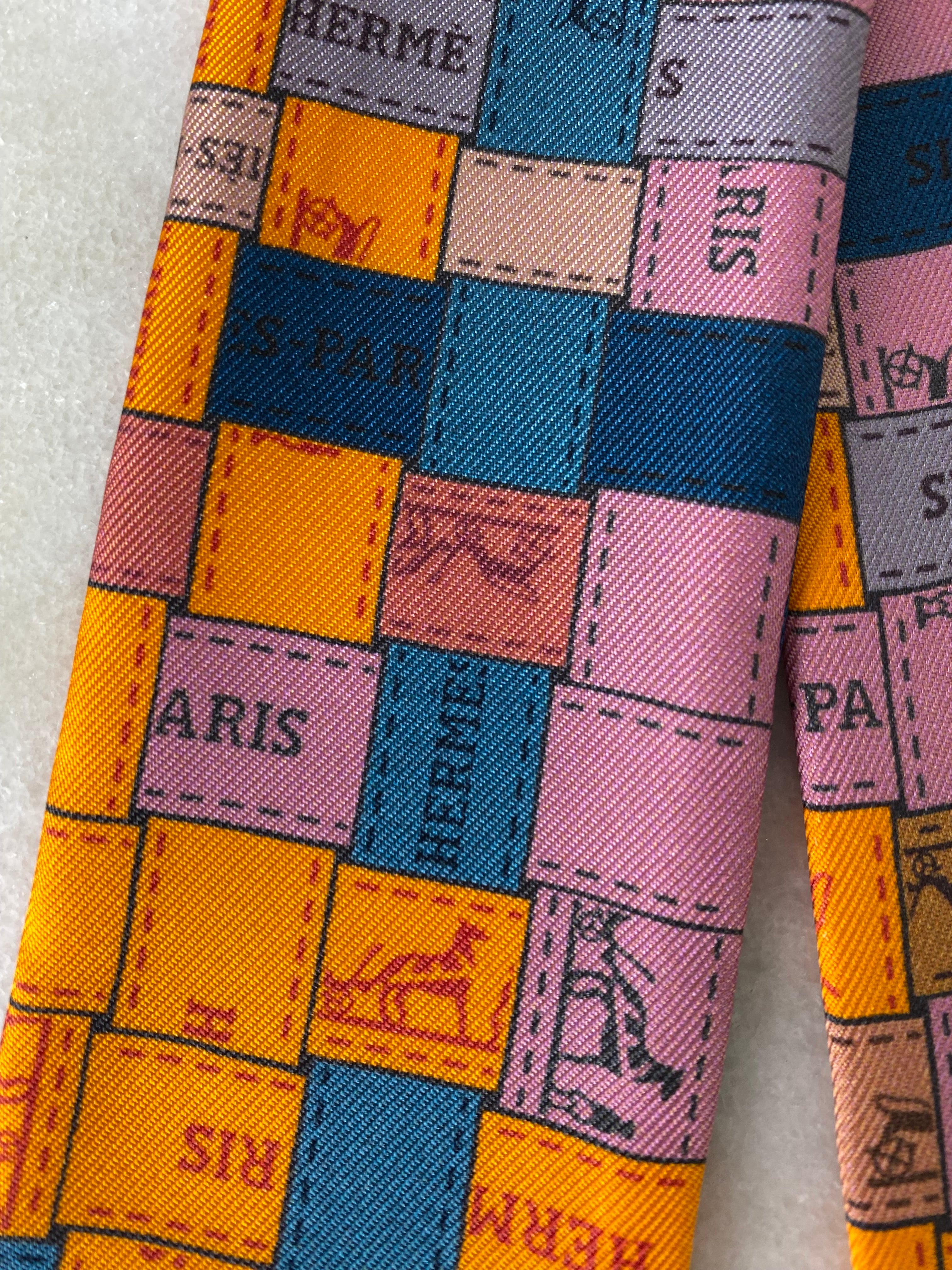 Hermes Multicolor Twilly Scarf-Scarf-Hermes-The Closet Egypt