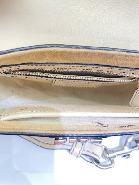 Christian Dior White Mini d'fence Saddle Bag-handbag-Christian Dior-The Closet Egypt