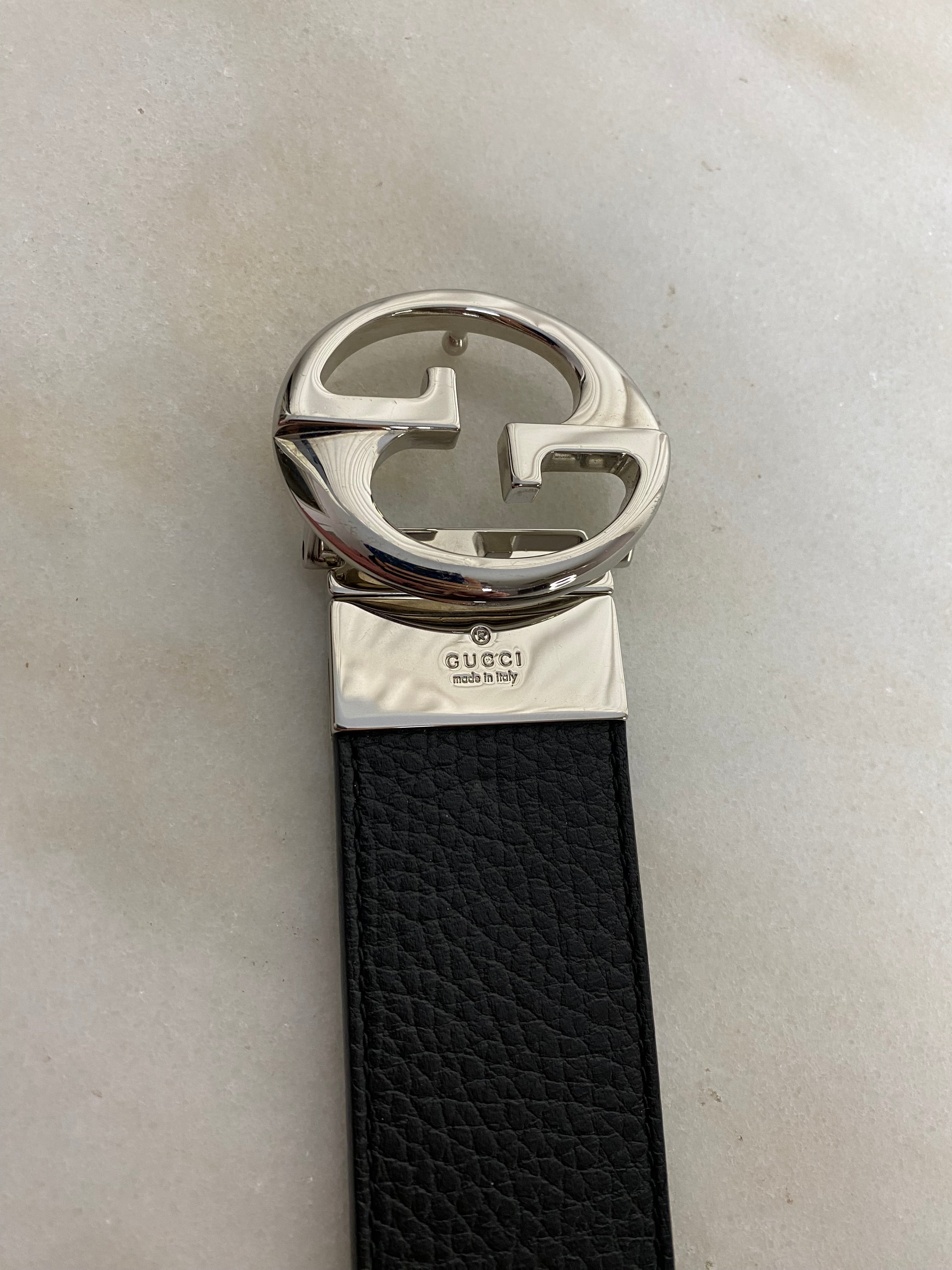 Gucci Black Belt 40-Belt-Gucci-The Closet Egypt