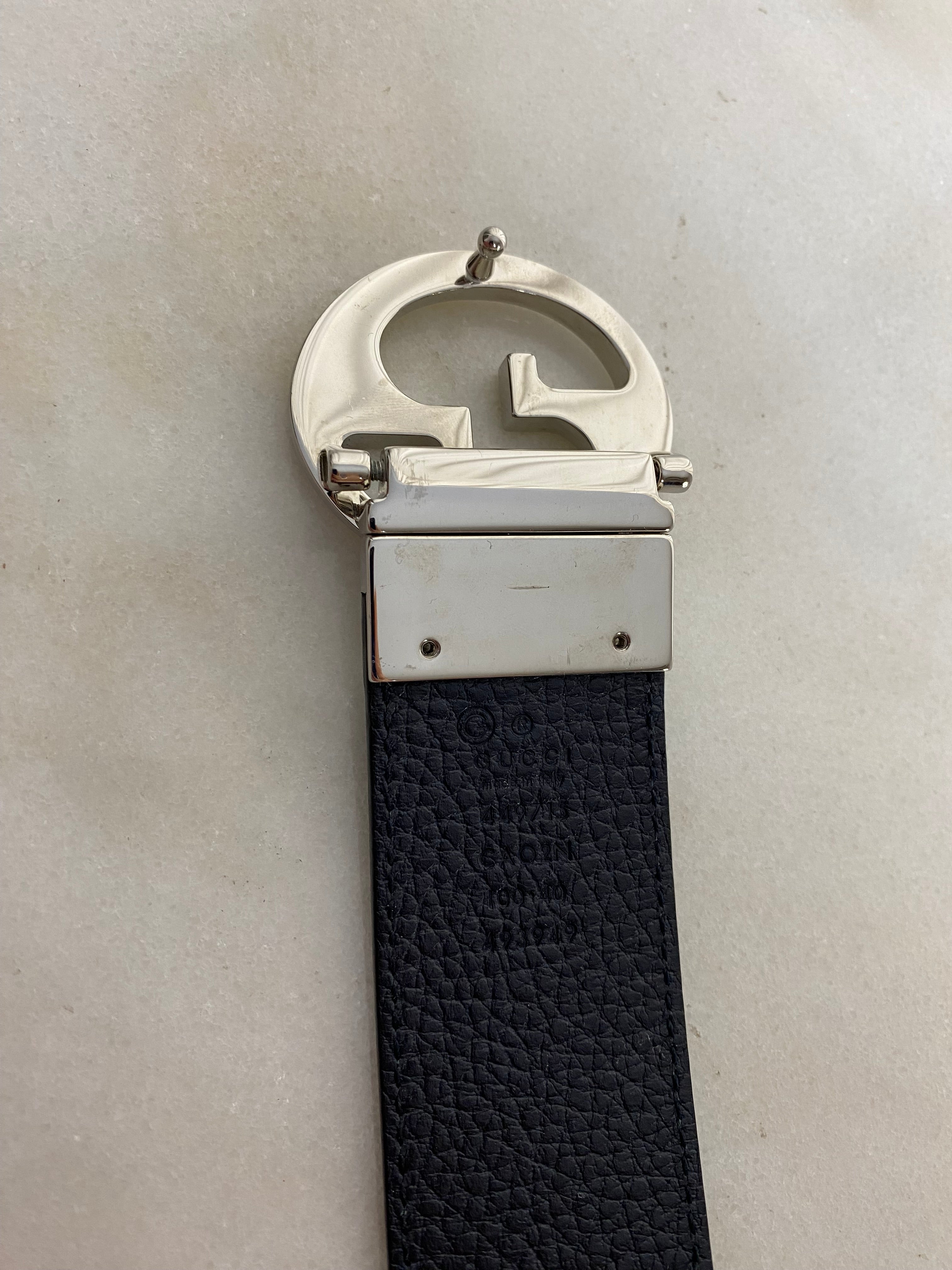 Gucci Black Belt 40-Belt-Gucci-The Closet Egypt
