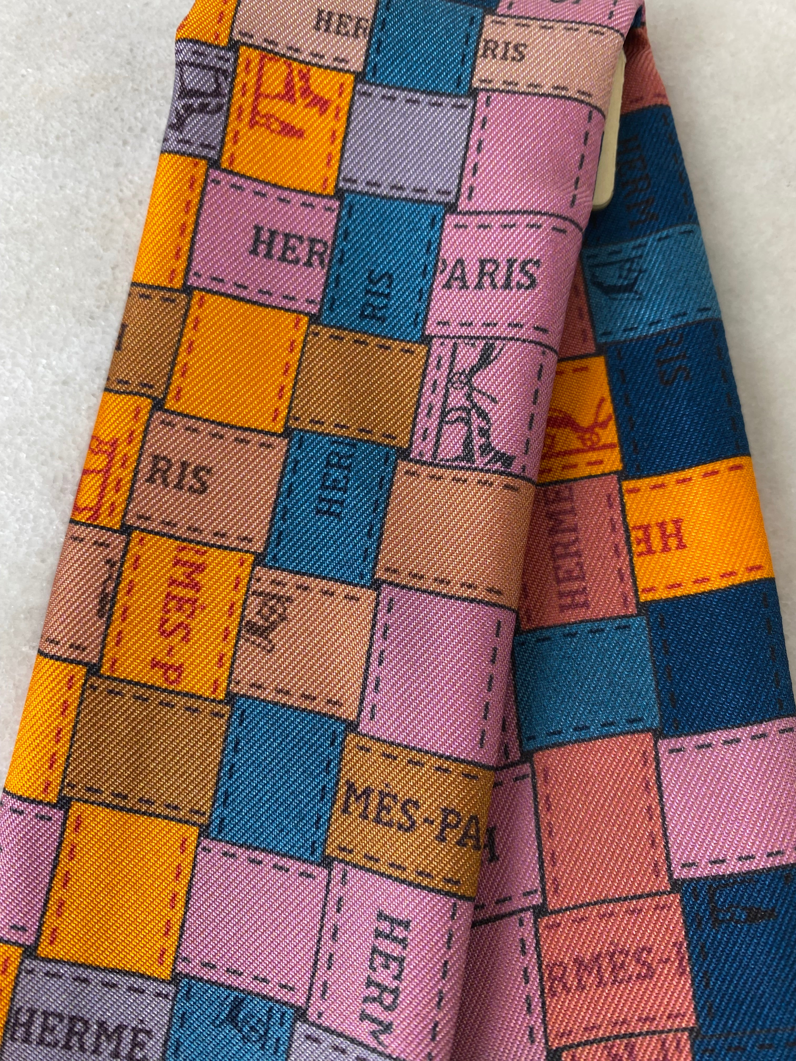 Hermes Multicolor Twilly Scarf-Scarf-Hermes-The Closet Egypt