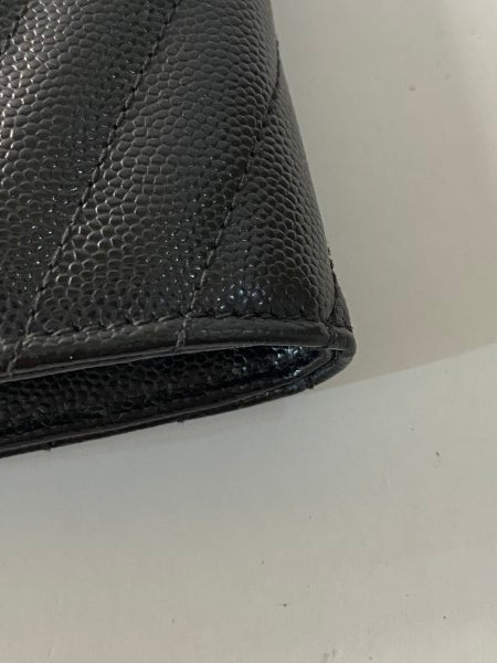 YSL Black Cassandre Wallet-wallet-YSL-The Closet Egypt