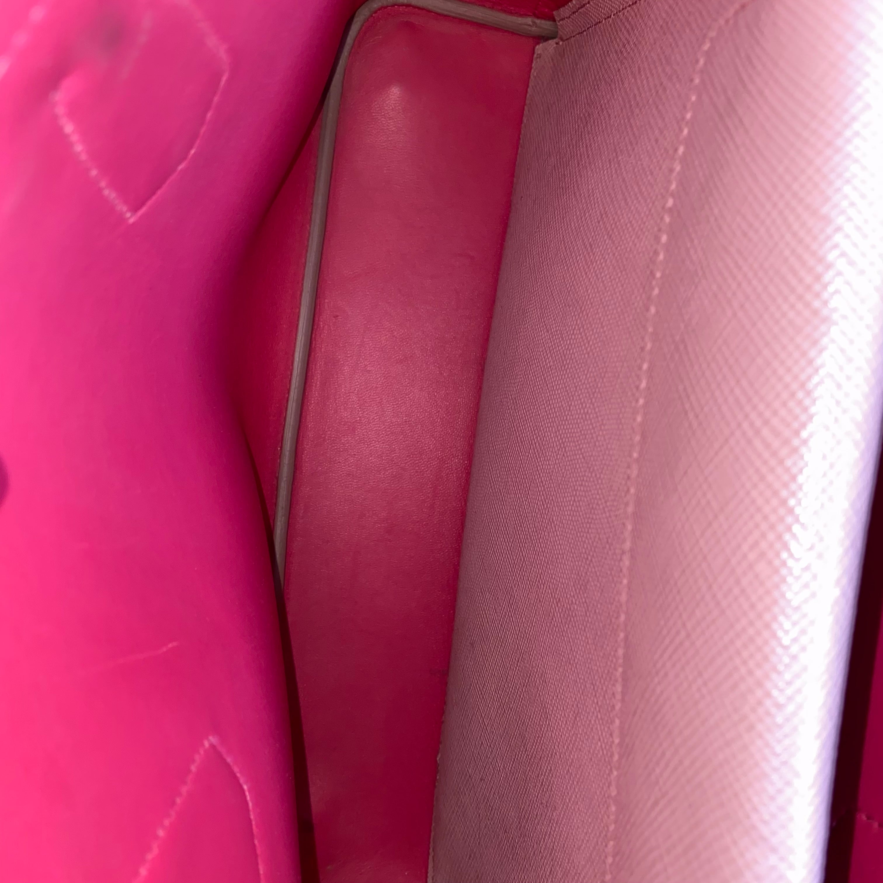 Prada Pink Medium Double Bag W/ Strap-handbag-Prada-The Closet Egypt