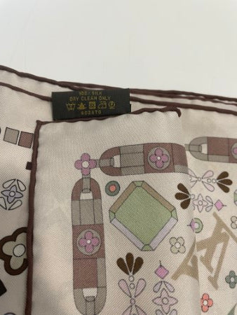 Louis Vuitton Bicolor Square Scarf-Scarf-Louis Vuitton-The Closet Egypt