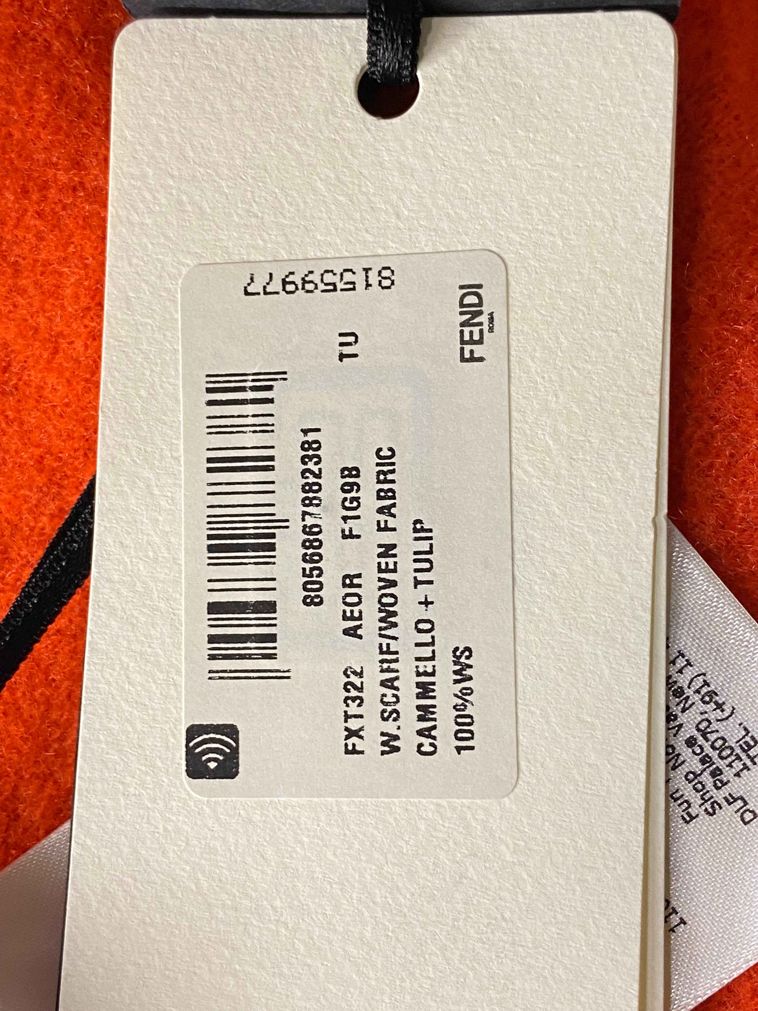 Fendi Bicolor FF Wool Scarf-Scarf-Fendi-The Closet Egypt