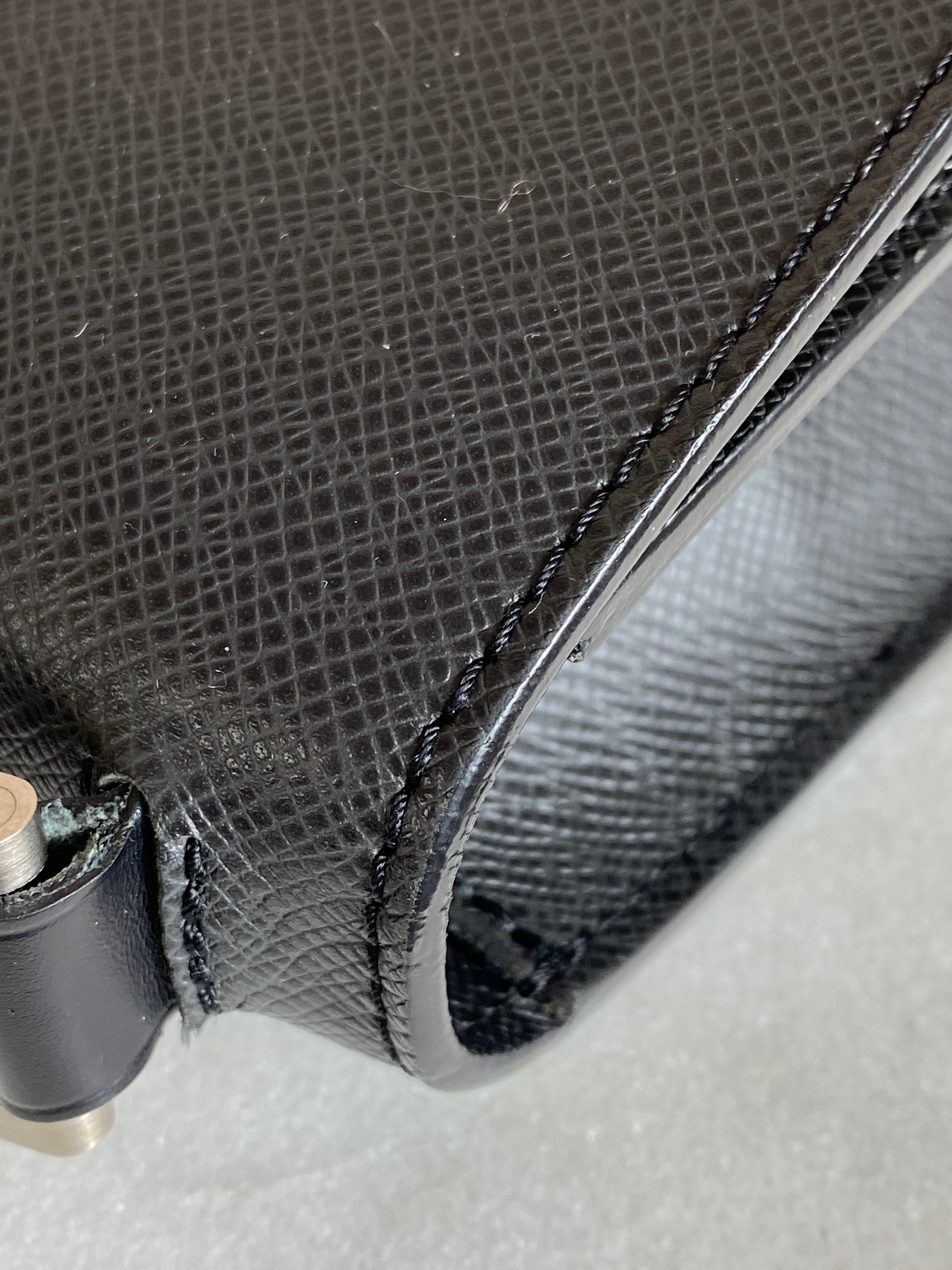 Louis Vuitton Black Taiga Kurgan Crossbody Pochette-Pochette-Louis Vuitton-The Closet Egypt