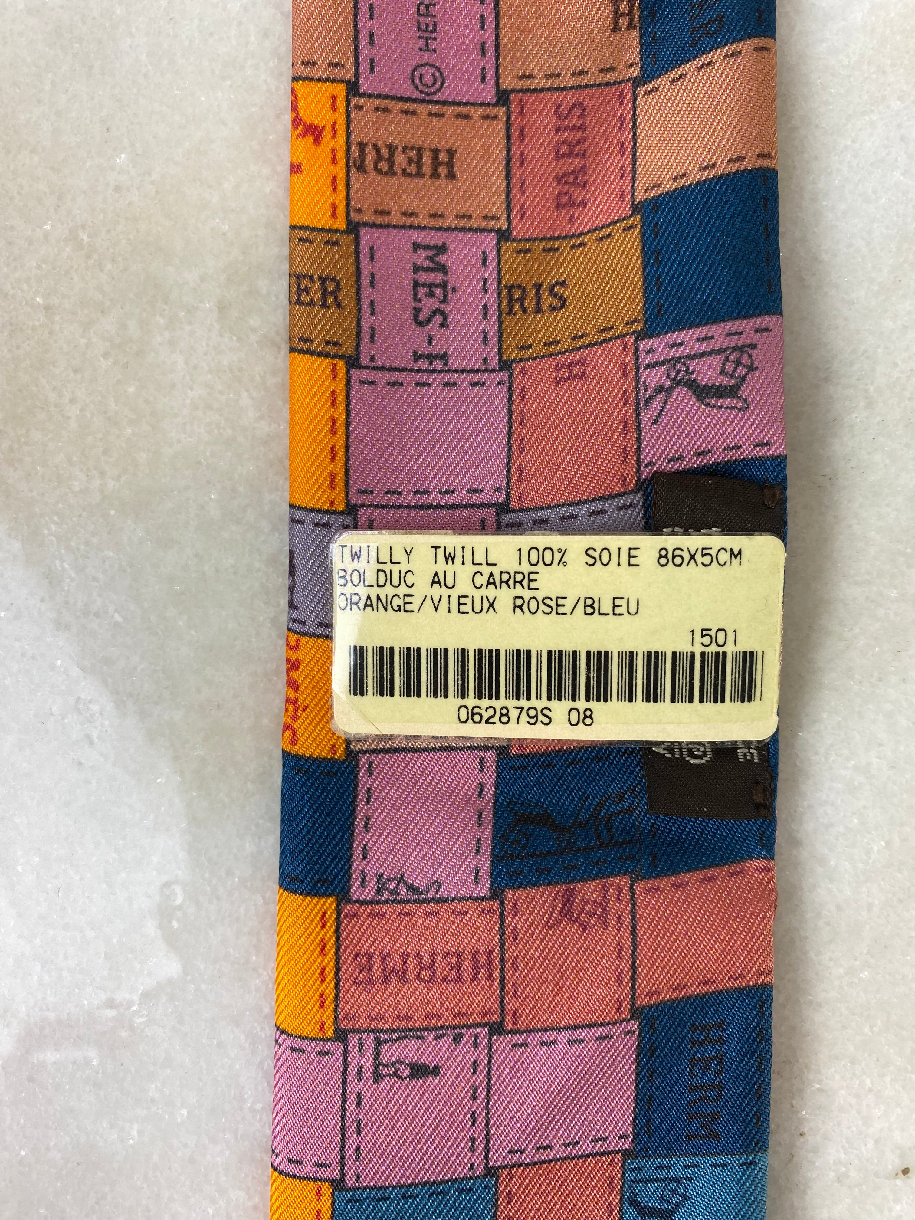 Hermes Multicolor Twilly Scarf-Scarf-Hermes-The Closet Egypt