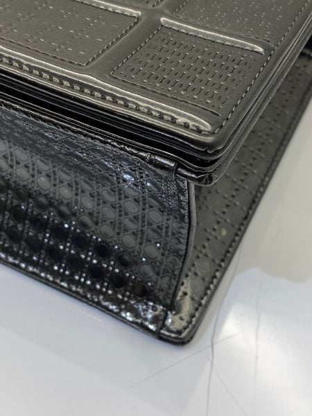 Christian Dior Mettalic Grey Diorama Micro Cannage Flap Medium Bag-handbag-Christian Dior-The Closet Egypt