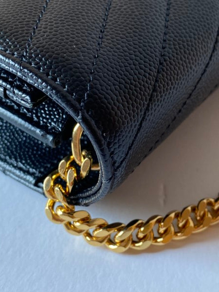 YSL Black Envelope WOC-Wallet Chain-YSL-The Closet Egypt