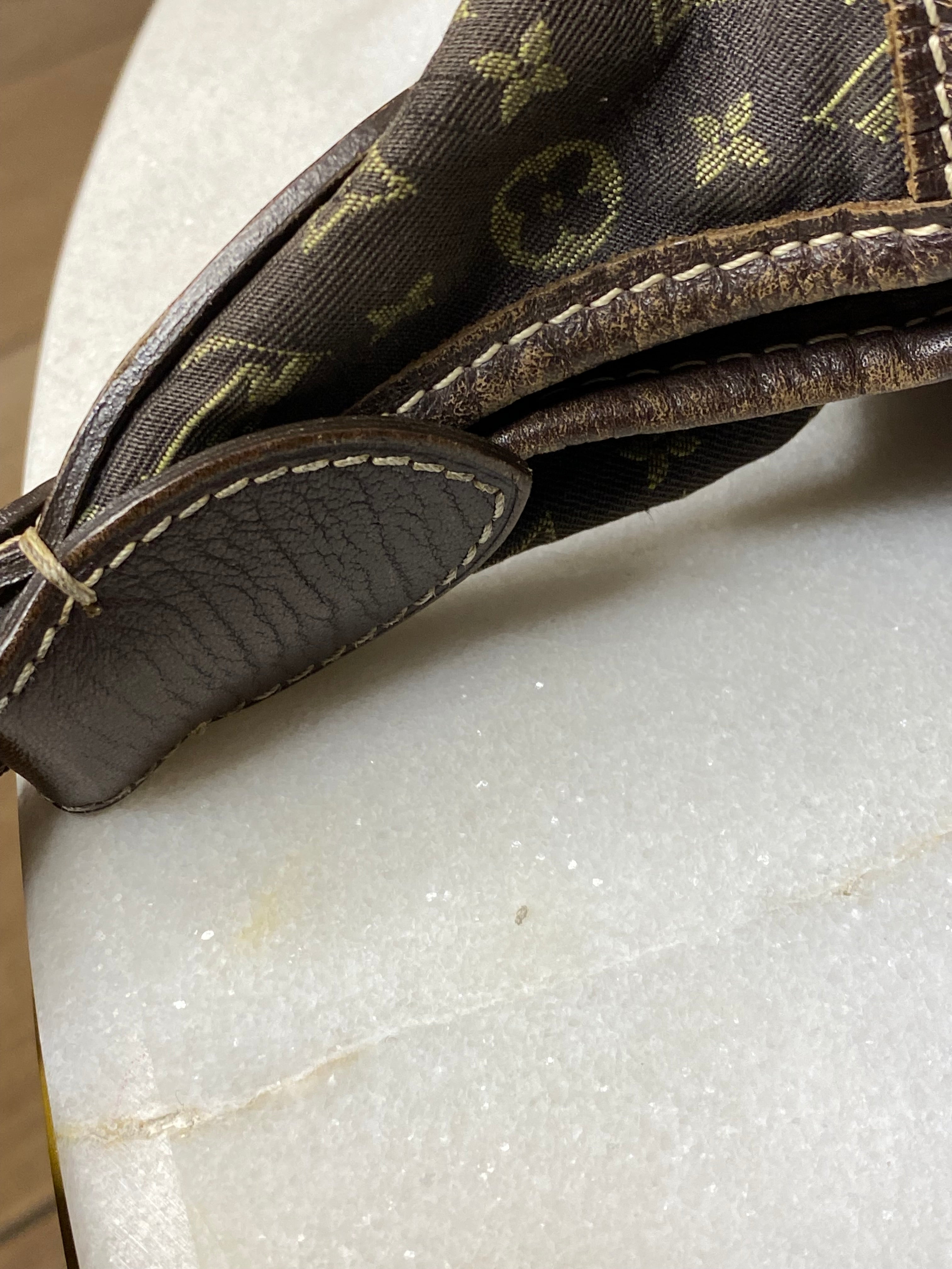 Louis Vuitton Brown Monogram Mini Lin Manon Shoulder Bag-handbag-Louis Vuitton-The Closet Egypt