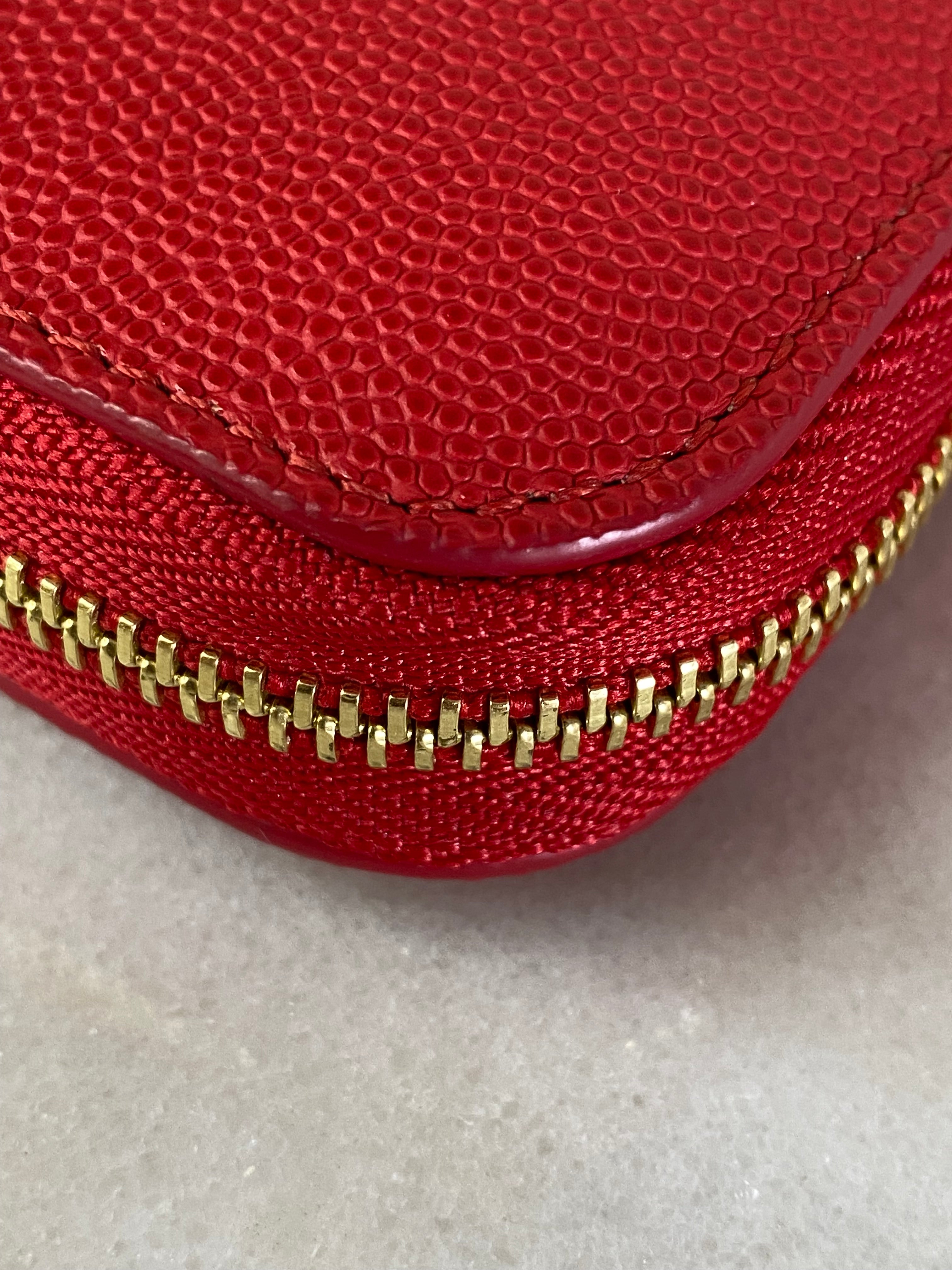 Burberry Red London TB Round Zip Long Wallet-wallet-Burberry-The Closet Egypt