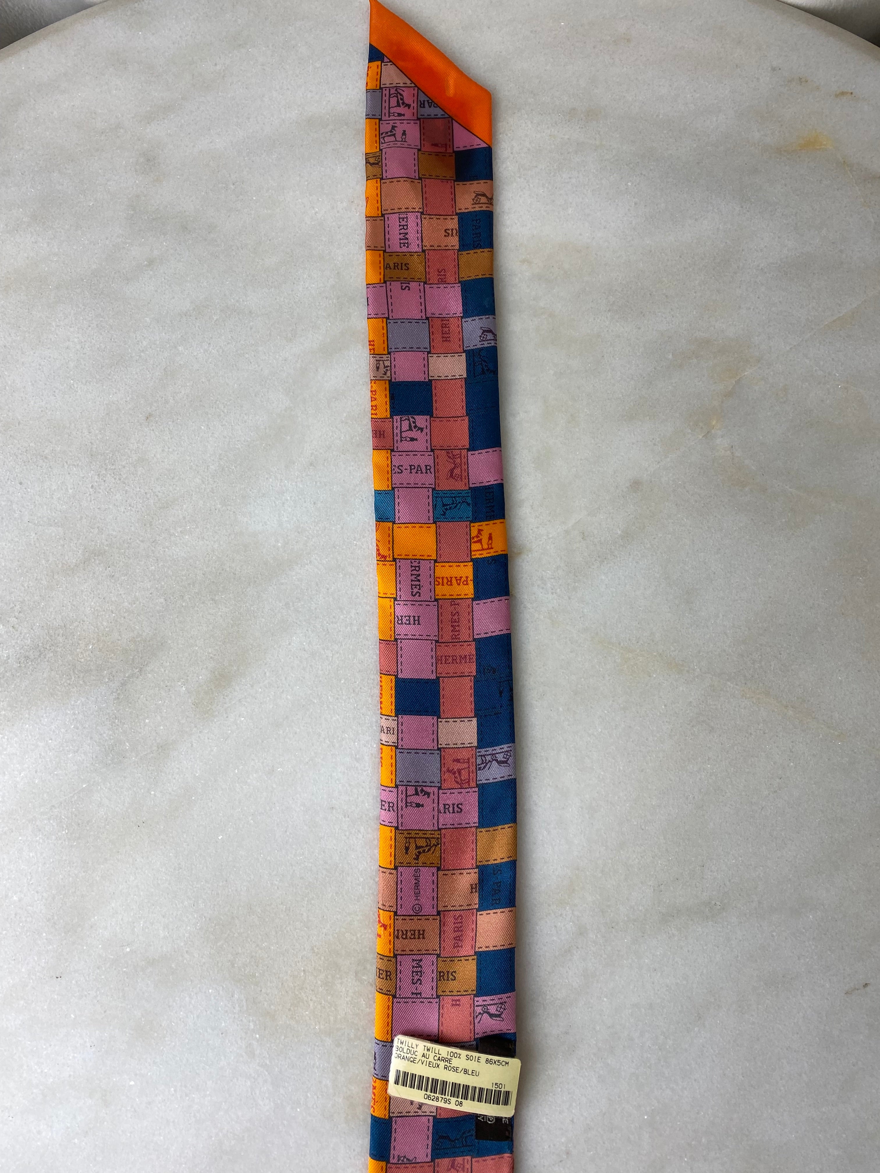 Hermes Multicolor Twilly Scarf-Scarf-Hermes-The Closet Egypt