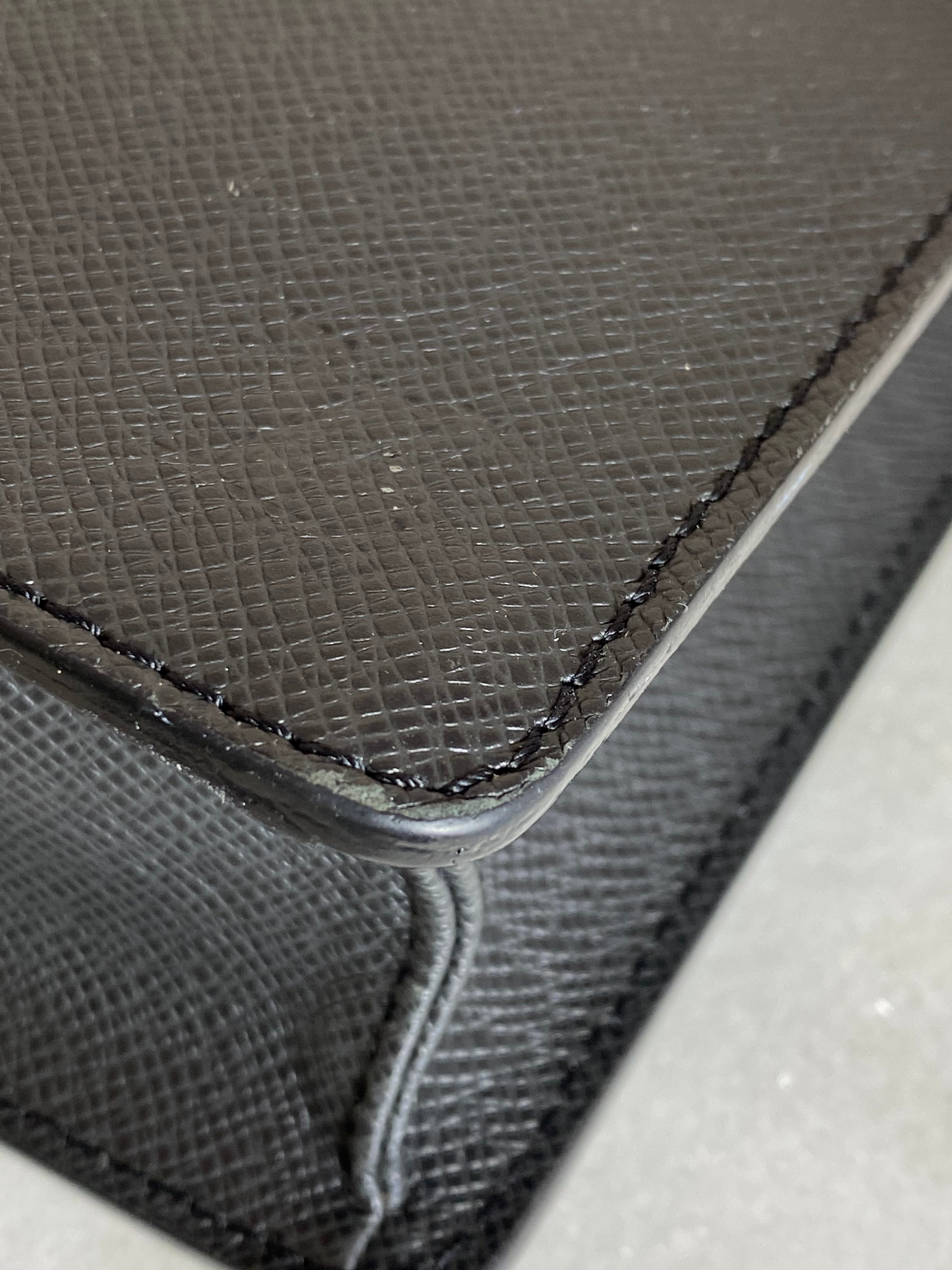 Louis Vuitton Black Taiga Kurgan Crossbody Pochette-Pochette-Louis Vuitton-The Closet Egypt