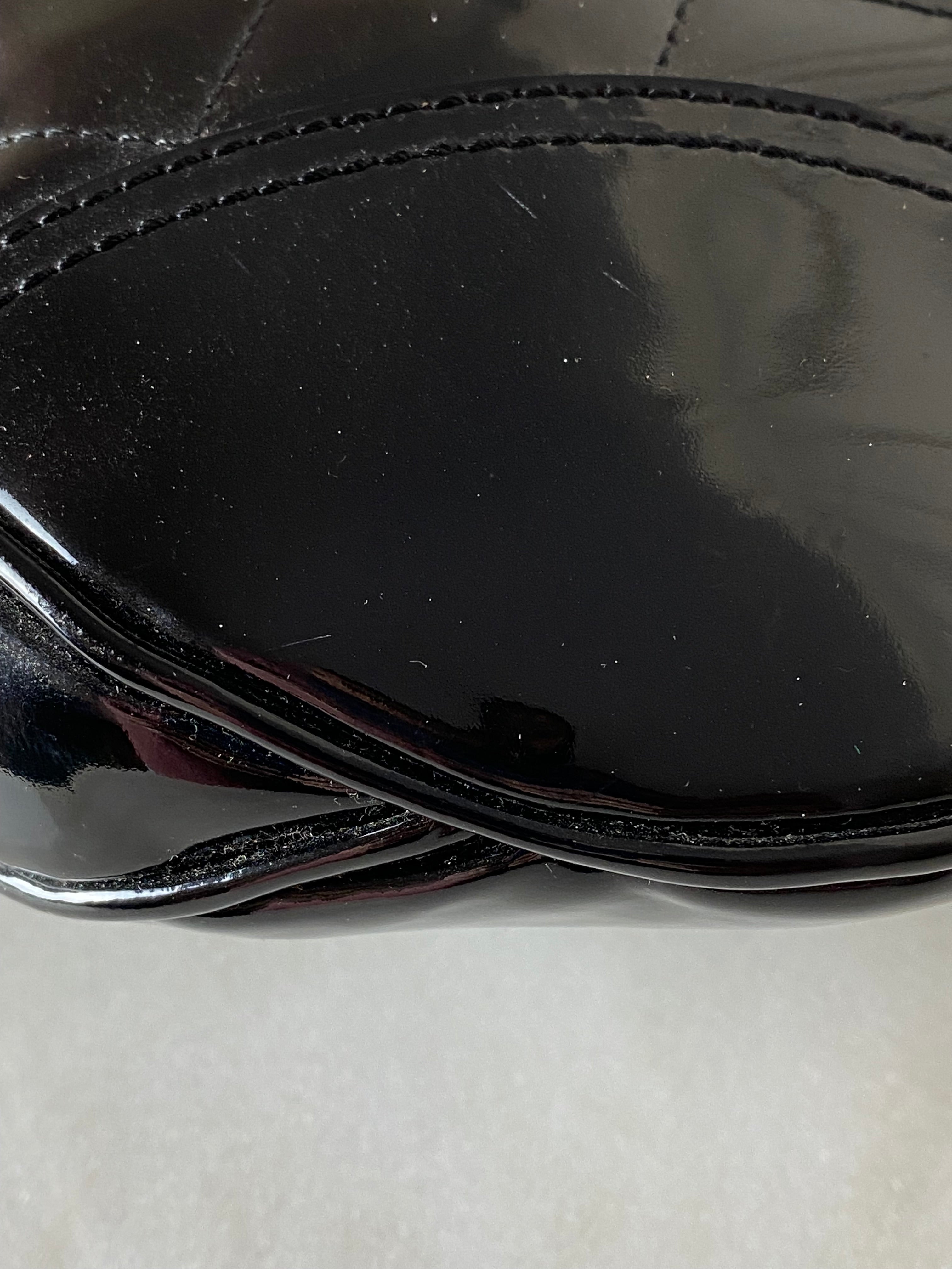 Burberry Black Vernis Hobo Bag-handbag-Burberry-The Closet Egypt