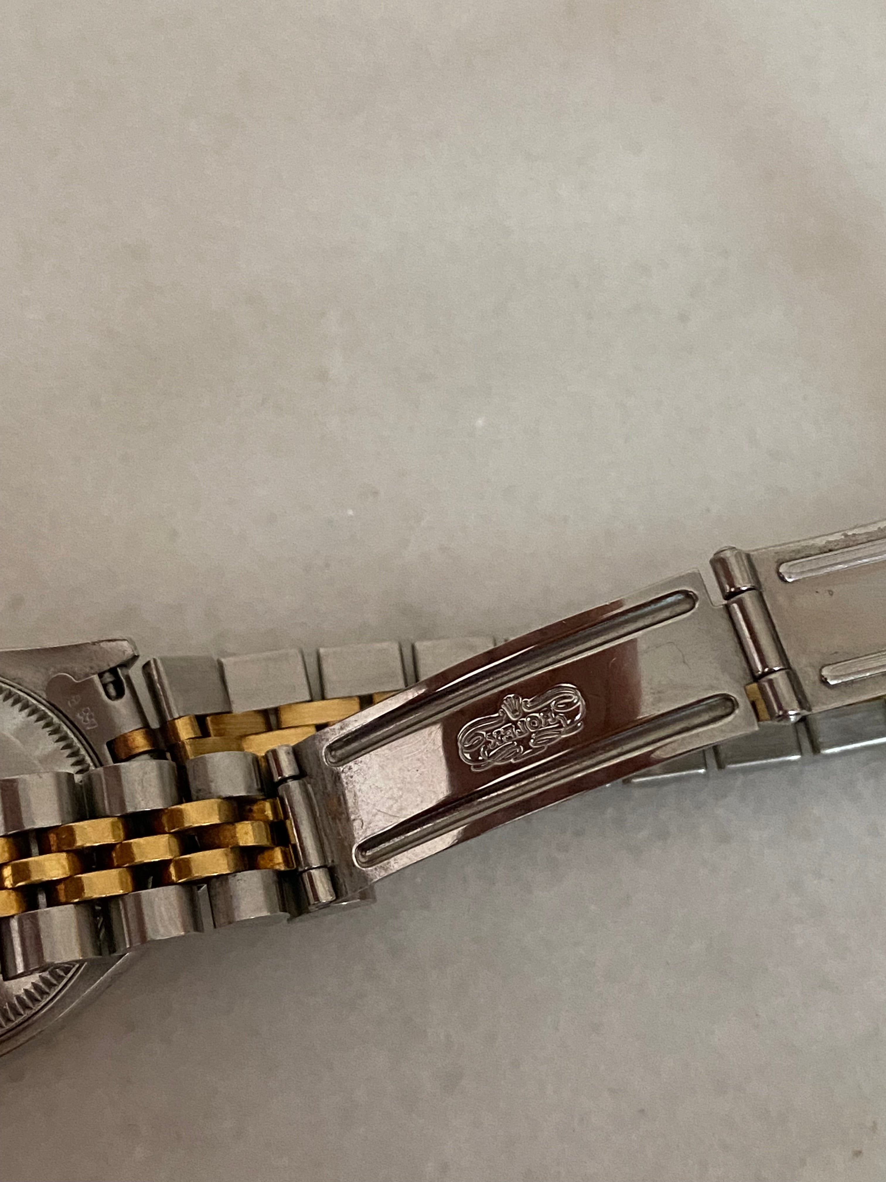 Rolex 18K Yellow Gold Stainless Steel Oyster Perpetual Datejust 26mm Watch-Watch-Rolex-The Closet Egypt