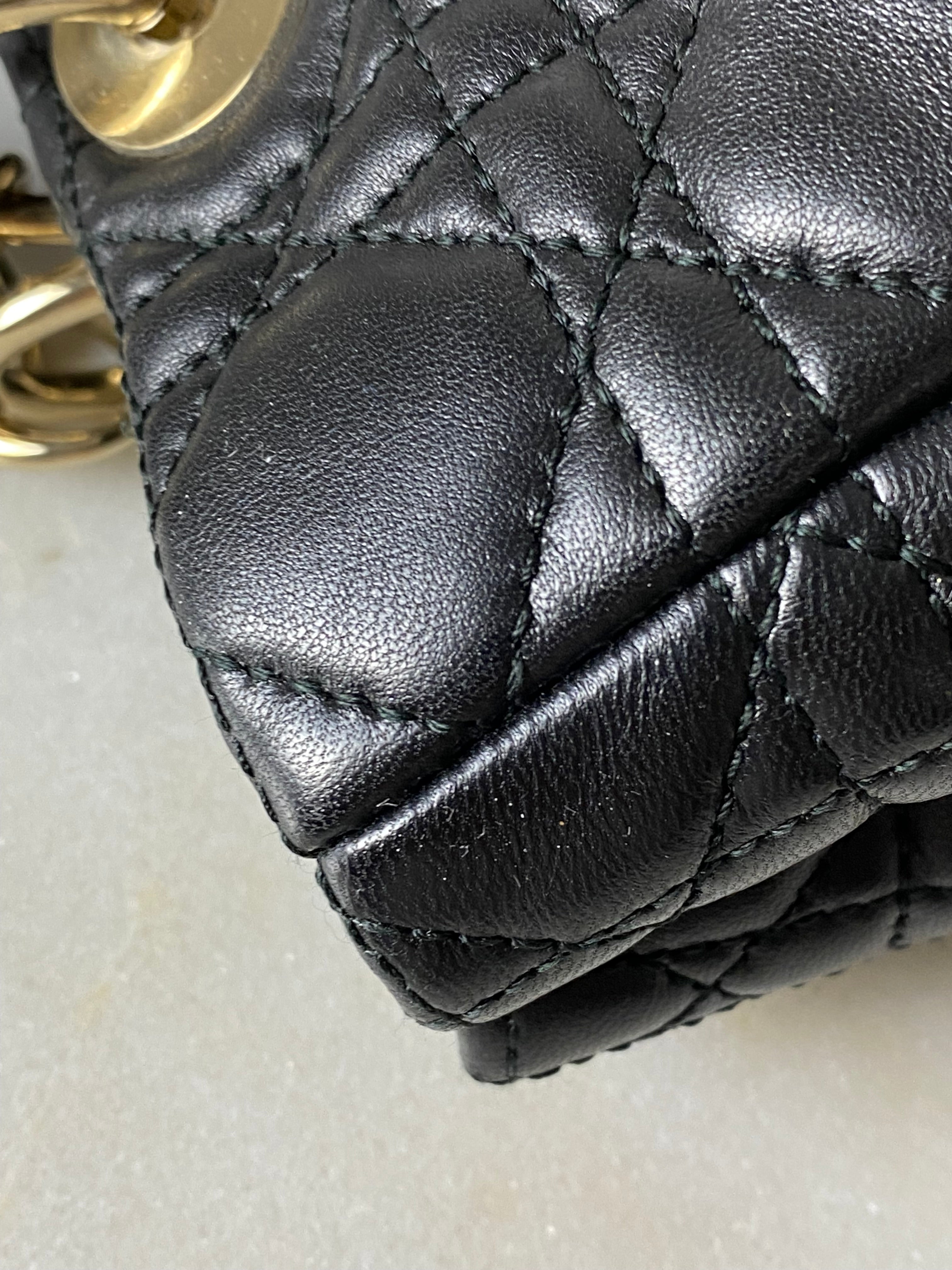 Christian Dior Black Lady Dior Medium Bag-handbag-Christian Dior-The Closet Egypt