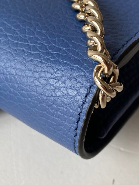 Gucci Blue Interlocking WOC-Wallet Chain-Gucci-The Closet Egypt